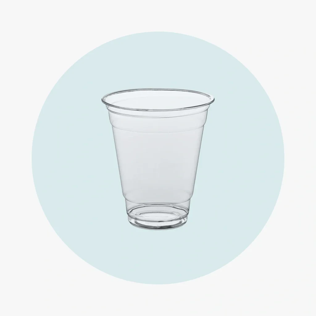 12 oz Clear PET Plastic Cups (98mm)