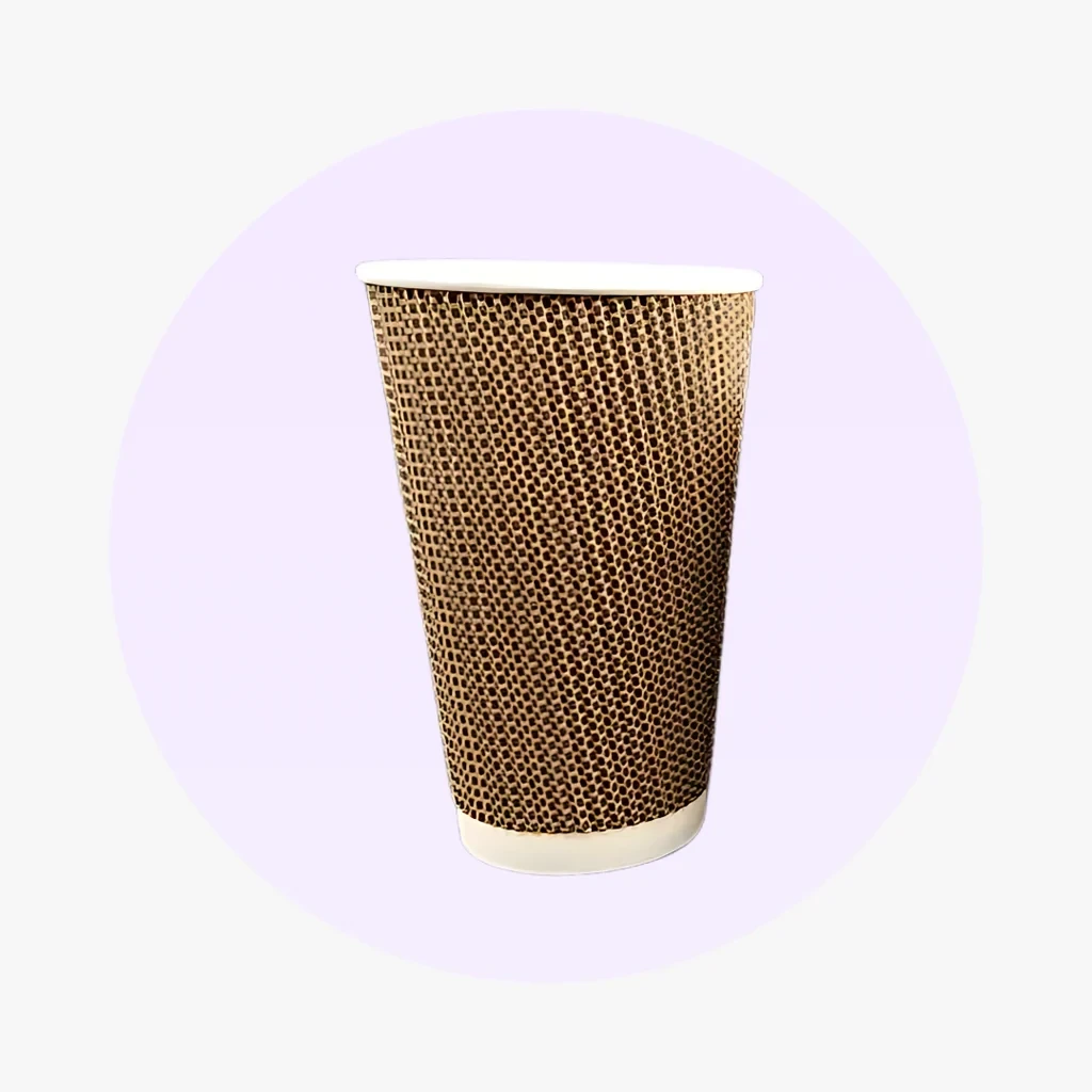 12 oz Ripple Wall Paper Cups