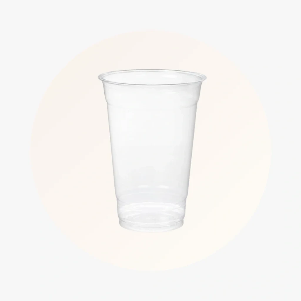 20 oz Clear PET Plastic Cups (98mm)