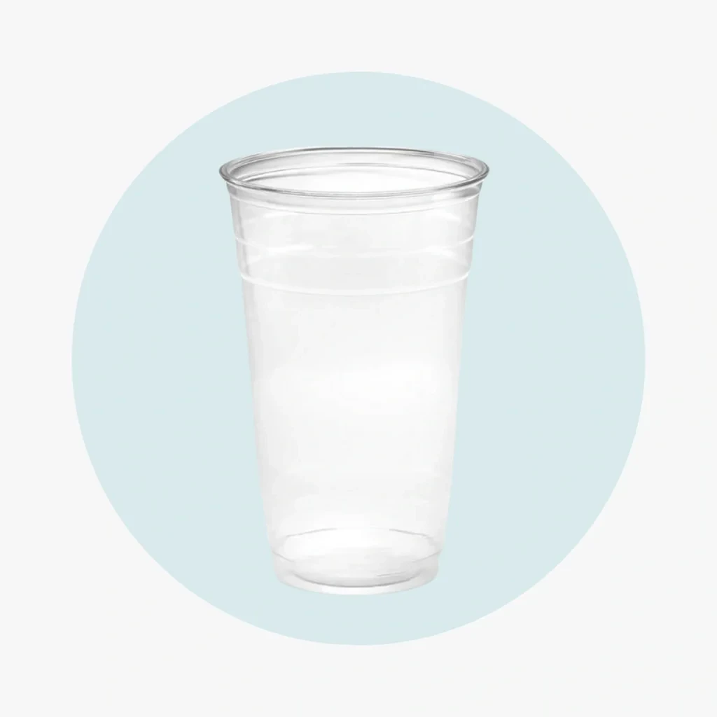 24 oz Clear PET Plastic Cups (98mm)
