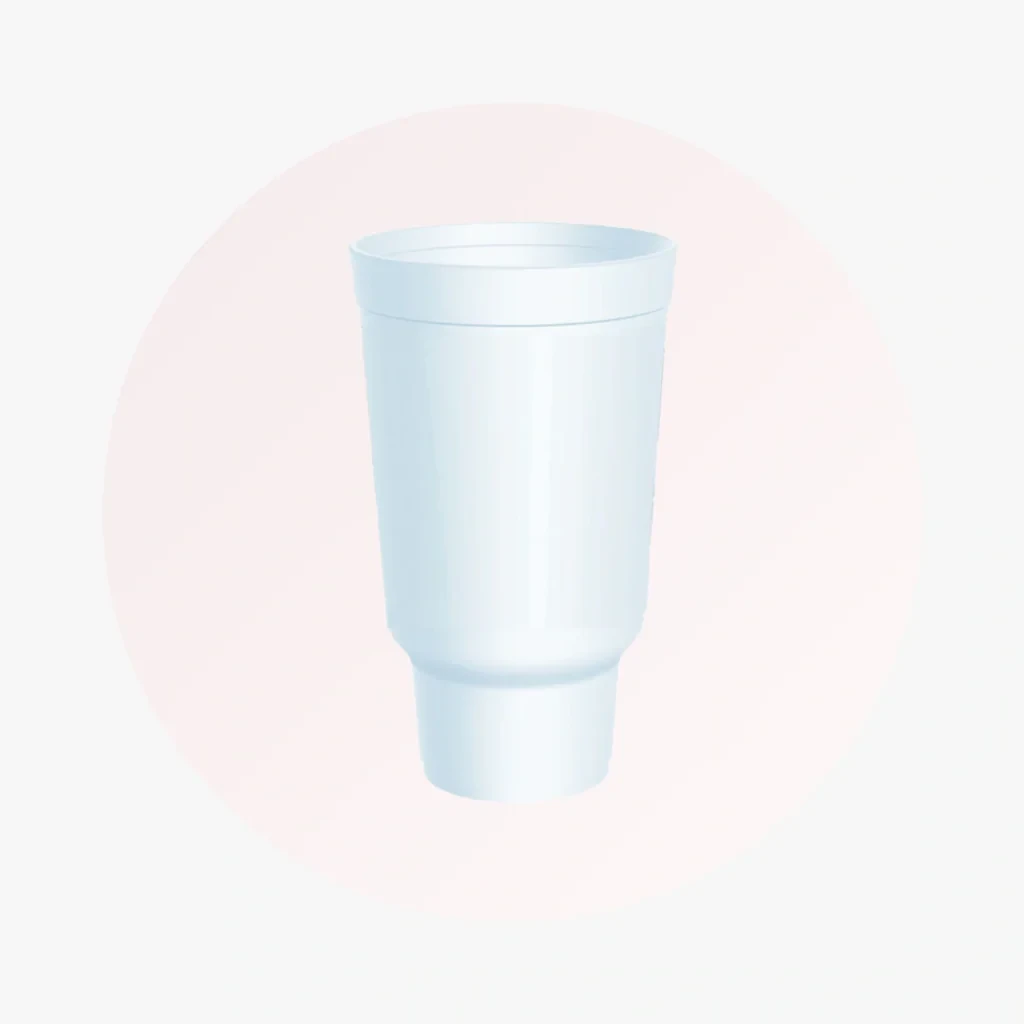 32 oz Foam Cups Pedestal Based