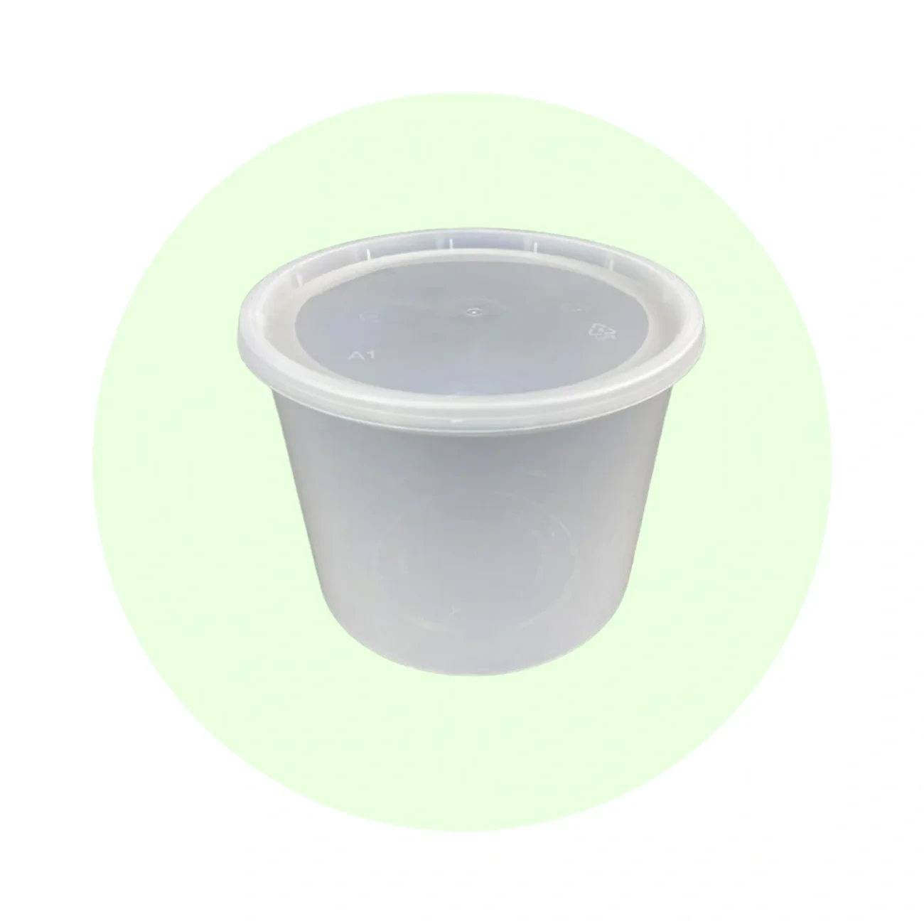 64 oz Plastic Soup Container With Lids