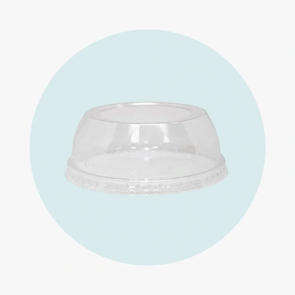 Dome Lids With Wide Hole