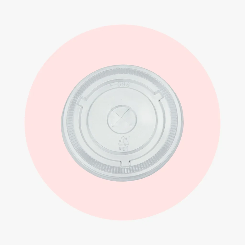 Flat Lids With Hole (98mm)