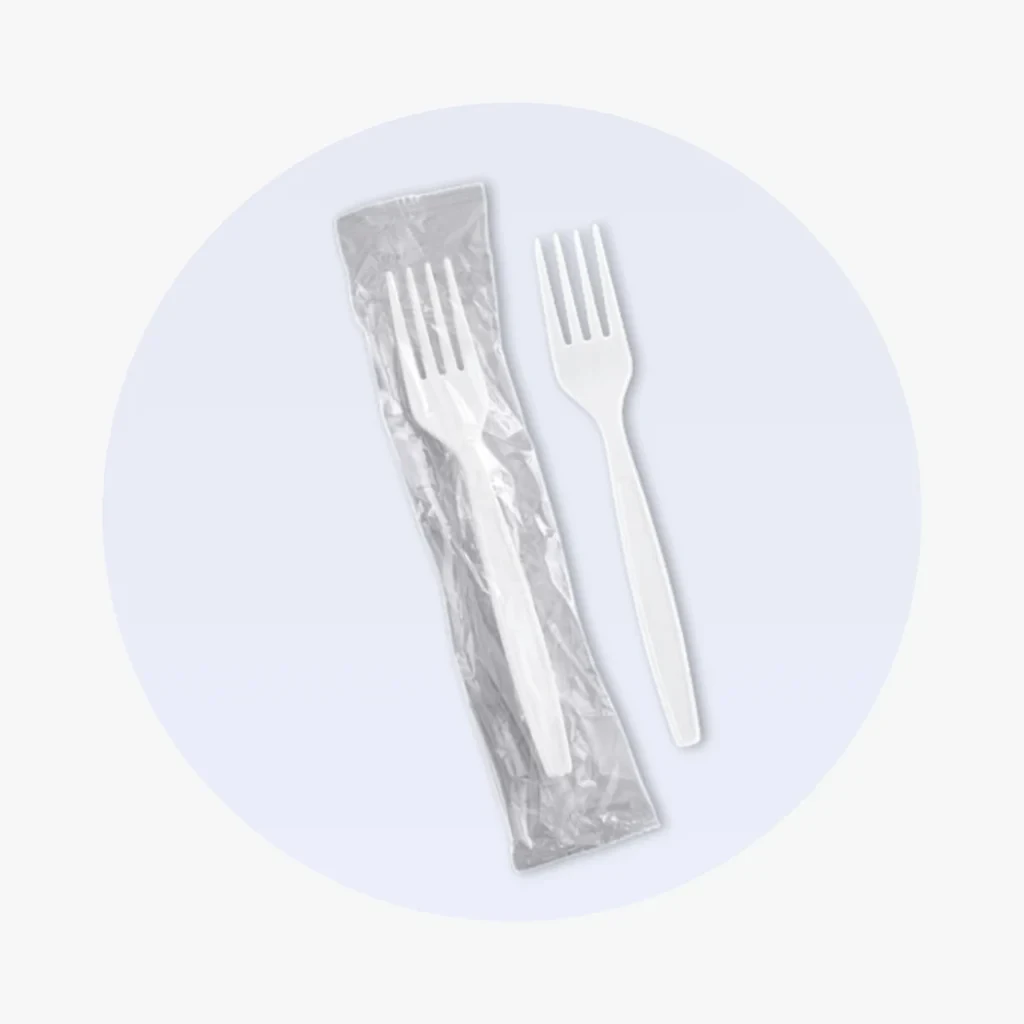 HEAVY WEIGHT WHITE FORKS - INDIVIDUALLY WRAPPED