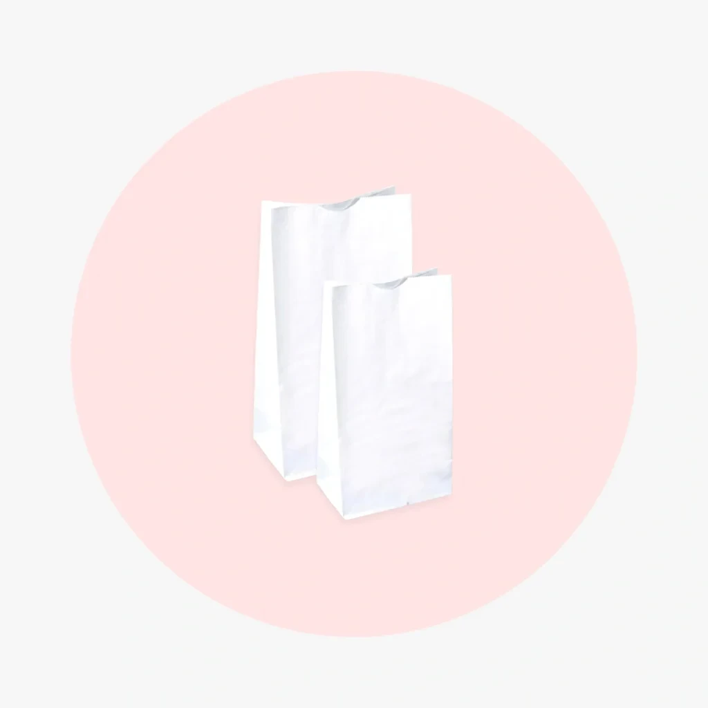 White Paper Bag #12